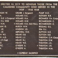 Honour Roll      WW2 1939 -1945