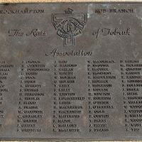 Rockhampton Rats Of Tobruk Association Members Honour Plaque