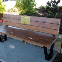 Rockhampton World War II Rats of Tobruk Memorial Jefferies Park Commemorative Seat