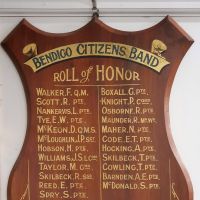 Bendigo Citizens Band Roll of Honor