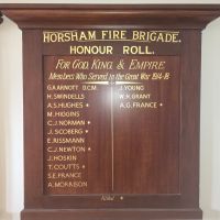Horsham Fire Brigade Honor Roll