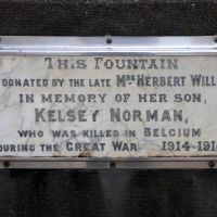 Yeppoon Gunner Kelsey Williams Memorial Drinking Fountain Commemorative Plaque