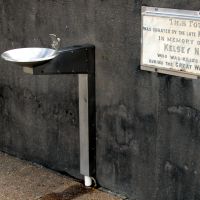 Gunner Kelsey Williams Memorial Drinking Fountain and Dedication Plaque