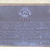 Yeppoon War Memorial World War I Interpretative Plaque