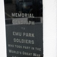 Emu Park War Memorial Interpretative Plaque