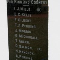 Emu Park War Memorial World War I Roll of Honour