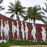 Emu Park Anzac Court Backdrop