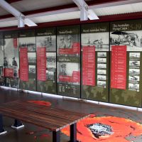 Emu Park Anzac Court and Memorial Walkway Reflection Interpretative Signage and Honour Boards