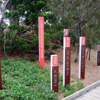 Emu Park Anzac Court and Memorial Walkway World War I Timeline Markers
