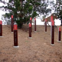 Emu Park Anzac Court and Memorial Walkway World War I Timeline Markers