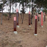 Emu Park Anzac Court and Memorial Walkway World War I Timeline Markers