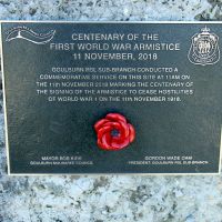 Goulburn Rocky Hill War Memorial Tower Centenary of the First World War Armistice Commemorative Plaque