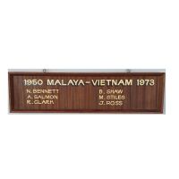 Winchelsea Malaya & Vietnam Honour Roll