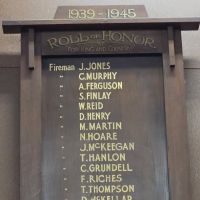 Geelong West Fire Brigade Roll of Honor WW2
