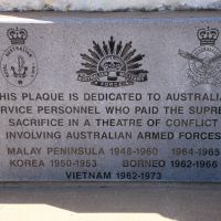 Swan Reach War Memorial Post World II Conflicts Dedication Plaque