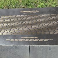 Korean War Rememberance Roll
