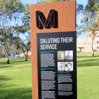 Murray Bridge All Conflicts War Memorial Interpretative Signage