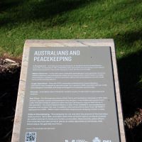 Murray Bridge All Conflicts War Memorial Peacekeeping Interpretative Signage